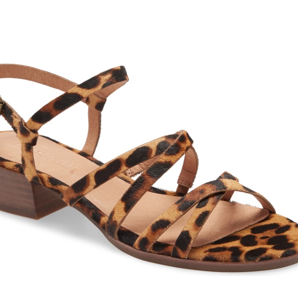 NWT MADE-WELL Edie Genuine Calf Hair Sandal